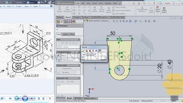 SolidWorks Beginners|Exercise 55|Practice session