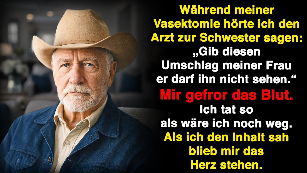 Ich tat bewusstlos, doch was ich erfuhr, ließ mir das Herz stehen…