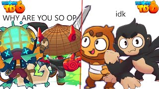 BTD6 TOWERS MEET BTD7 TOWERS
