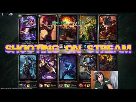 Tyler1: Shooting live on stream - Streamhighlight