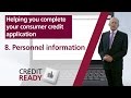 8 personnel information  fca consumer credit guides