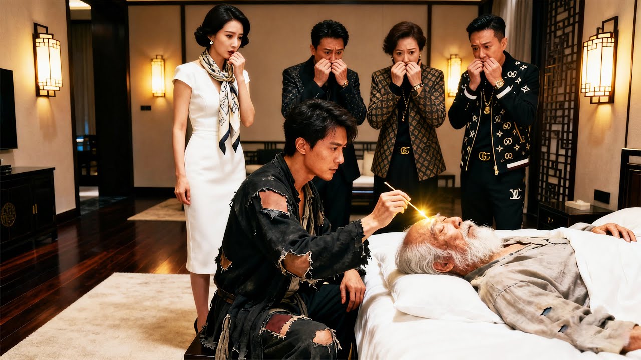 The scorned beggar cured the tycoon’s 10-year illness with1 injection—beauty ceo rush to marry him!