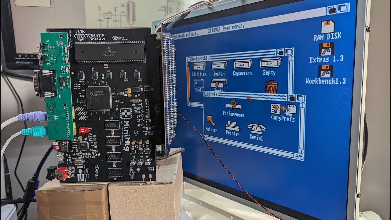Imega Display Monitor Update - Update and Q&A - iMIGA-3k - YouTube