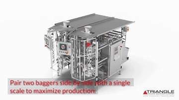 Model CSB Triangle vffs bagger