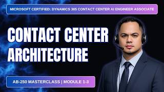 Explore Dynamics 365 Contact Center Architecture | AB-250 | Module 1-3