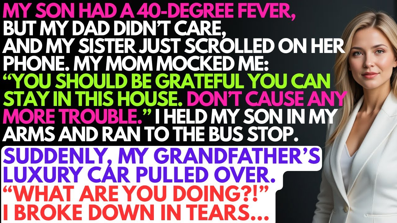 I Carried My Unconscious Son to The Bus Stop. One Question Made Me Break Down In Tears... And Then..