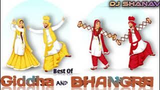 Best Of giddha And Bhangra Mix/Punjabi Bhangra Mix/Punjabi songs/Bhangra song/Dj Shanav