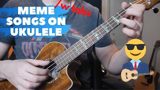 Udover padle præmie Top meme songs on ukulele /w tabs - YouTube