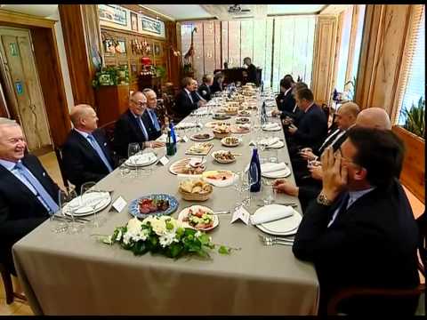 ოფიციალური სადილი UEFA-ს დელეგაციასთან