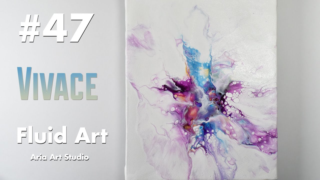 フルイドアート #47「Vivace」（ヴィヴァーチェ）ドライヤーを使った