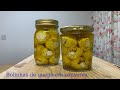 Bolinhas de queijo em conserva