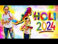 Holi celebration 2024 vlog colors joy and festivities galore learnwithpari
