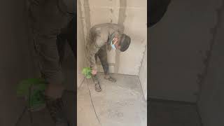 #shorts bathroom waterproofing process ek majdur ki majduri kitna kathin hota hai