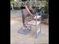 The Ultimate 2-in-1 Folding Chair To Ladder Hack
