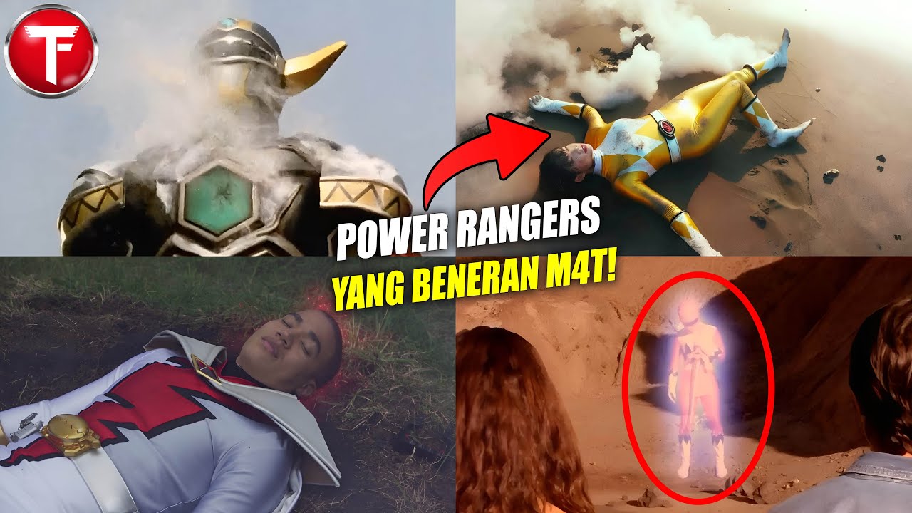 7+ Power Rangers yang BENERAN MATI Dalam Serialnya