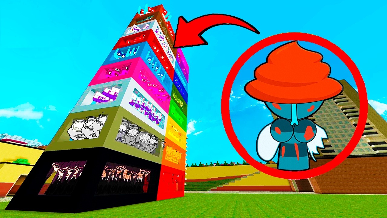 More Incredibox Sprunki OC Nextbots in Coloured Boxes Minecraft PE Mod!