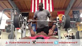 Mike Rashid Incline bench progression/ Drop set...