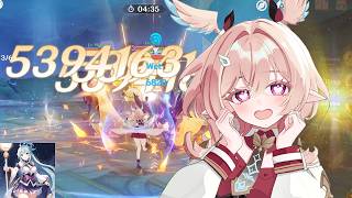 Why you should pull for Linnea [リンネア] | 5.93M Nuke | [GI 原神]  #リンネア #linnea #原神 #genshinimpact