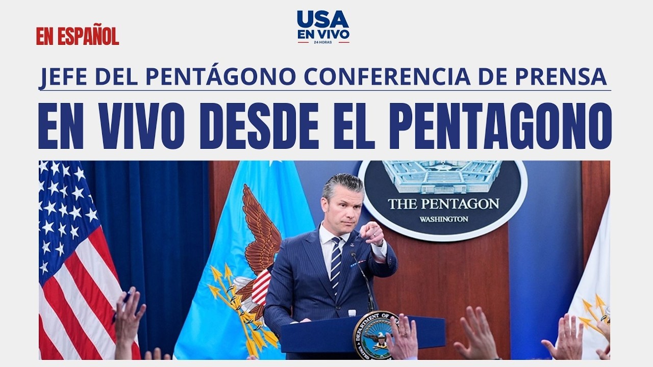 ÚLTIMA HORA Pentágono, Hegseth, conferencia de prensa en medio de la guerra con Irán | USA EN VIVO 🔴