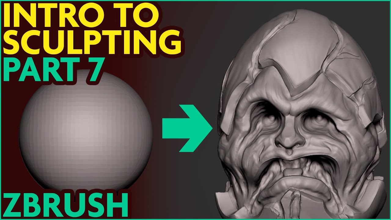 Zbrush FOR Beginners MONSTER SERIES! Part 7!