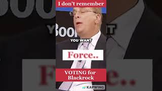 Blackrock CEO -  Behaviours are gonna have to change  We have to force behaviours