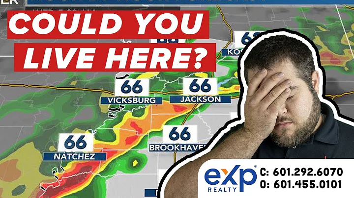 How much snow did Jackson Mississippi receive? (2023)