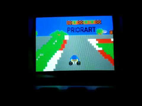 Pseudo mode7 racer engine concept for C64.