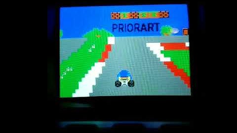 Pseudo mode7 racer engine concept for C64.