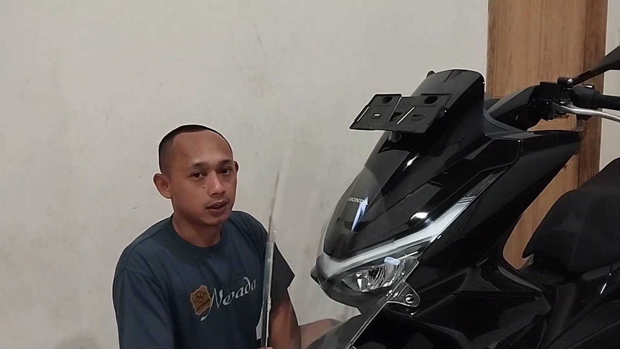 cara mudah ganti visor windshield PCX 160 2025