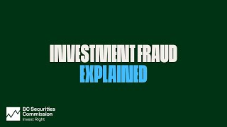 Investment Fraud Explained