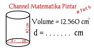 #volumetabung #matematikapintar bapak, ibu ataupun saudara-saudara
yang ingin mengajari anaknya matematika dasar, bisa cari referensi di
sini. semoga bermanf...
