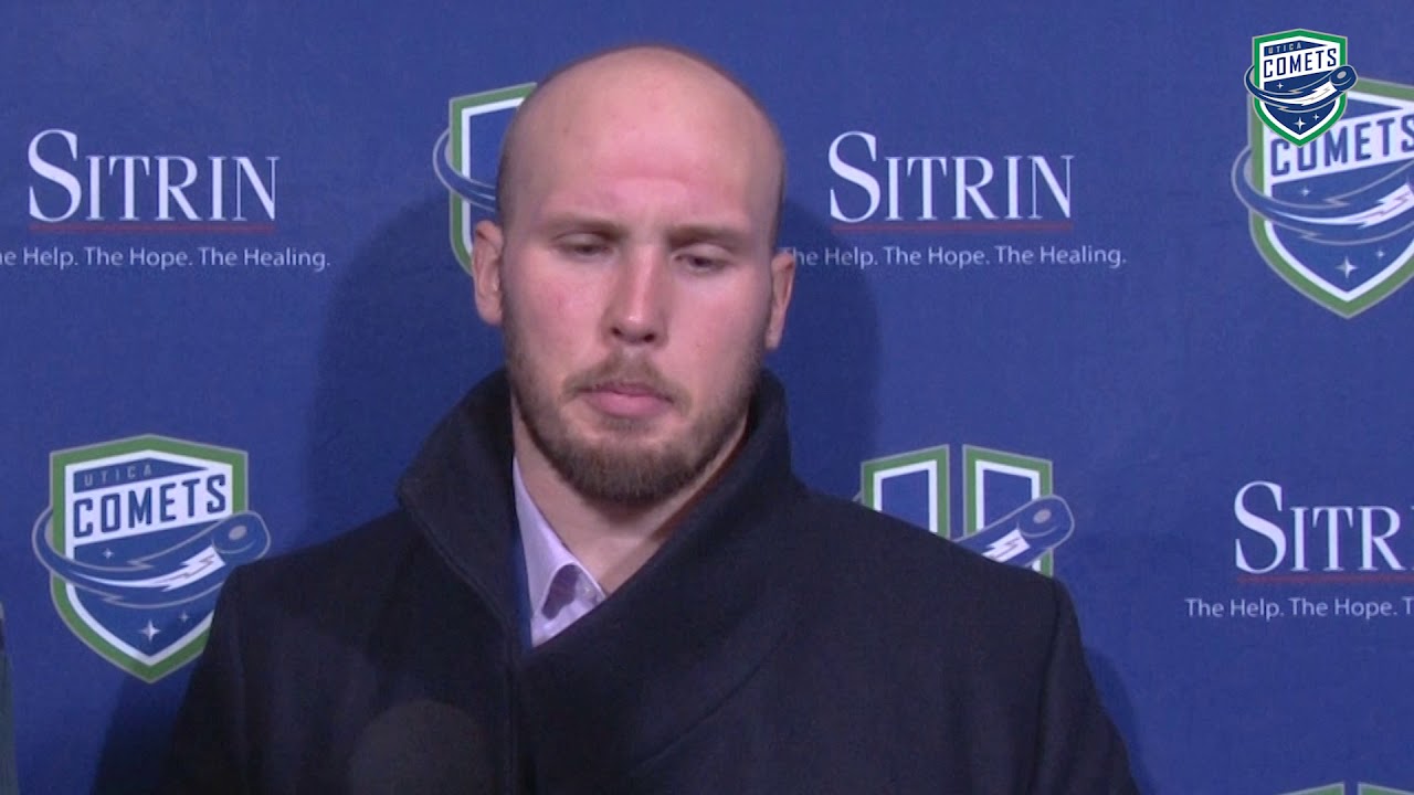 Alex Biega post-game versus Charlotte