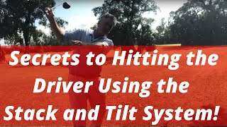 Secrets To Hitting a Driver Using the Stack and Tilt System | PGA Golf Professional Jess Frank