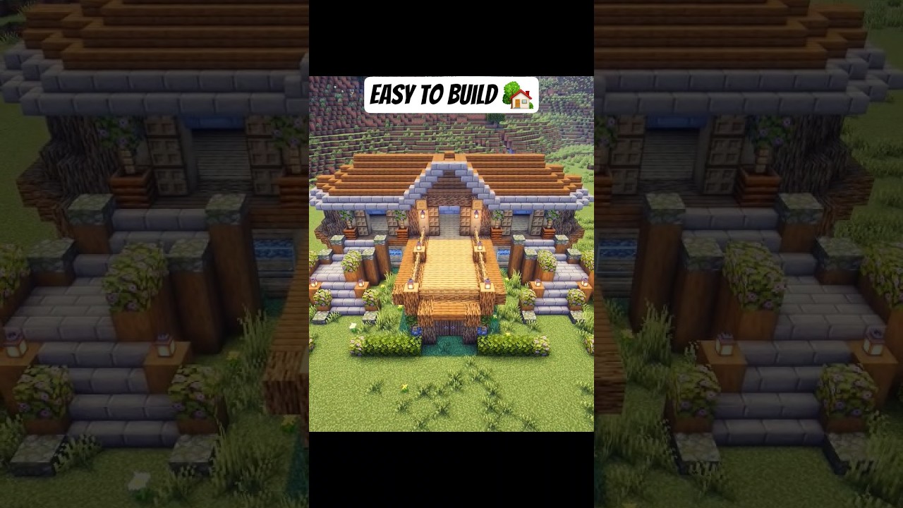 10 Minute Build in 60 Seconds ⏱️|| MINECRAFT 