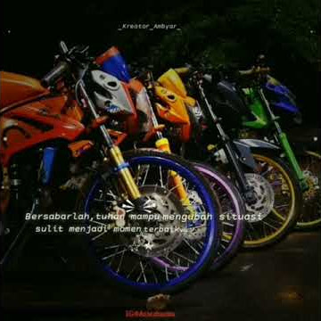 Story wa vixion jari-jari 'bersabarlah'