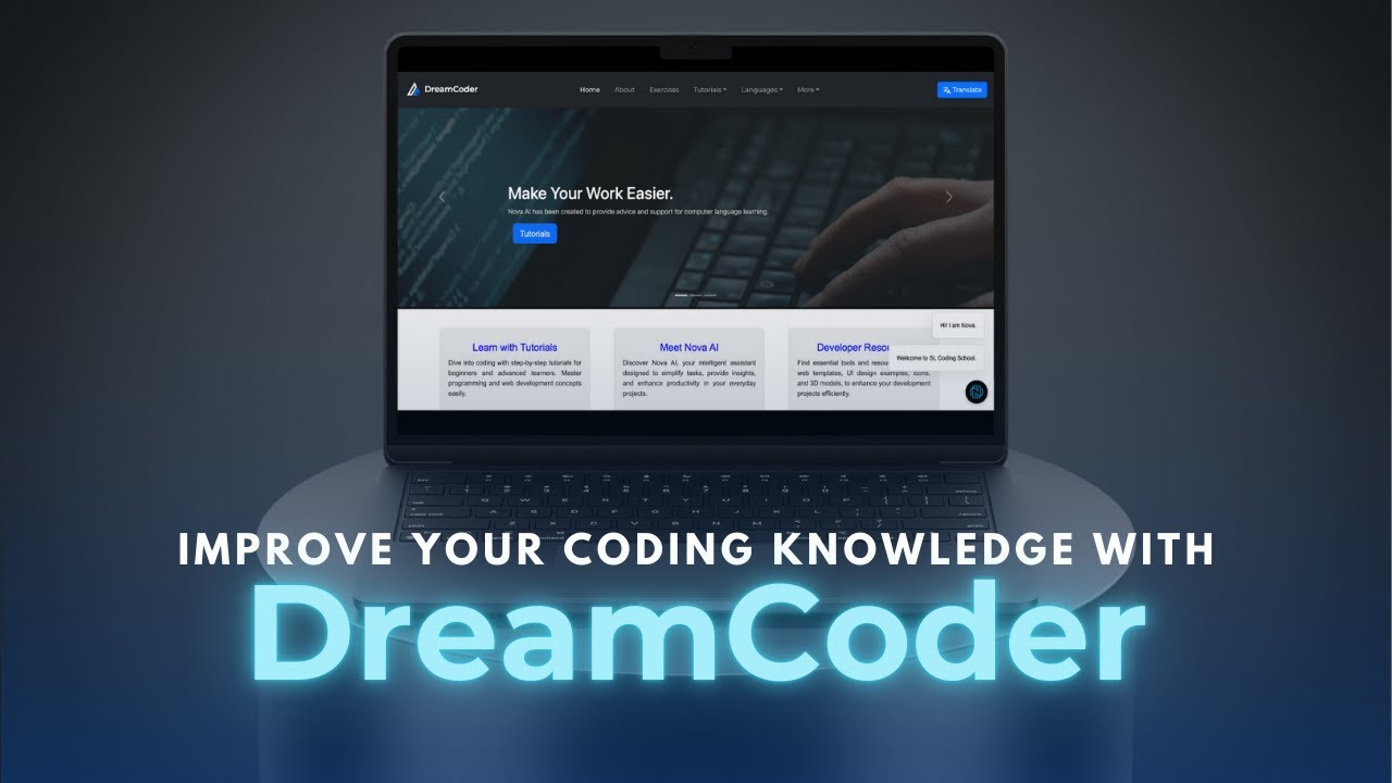Improve your coding knowledge with DreamCoder Website #coding