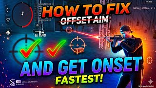 Detailed tutorial How to fix offset aim works 100% @grndmobile