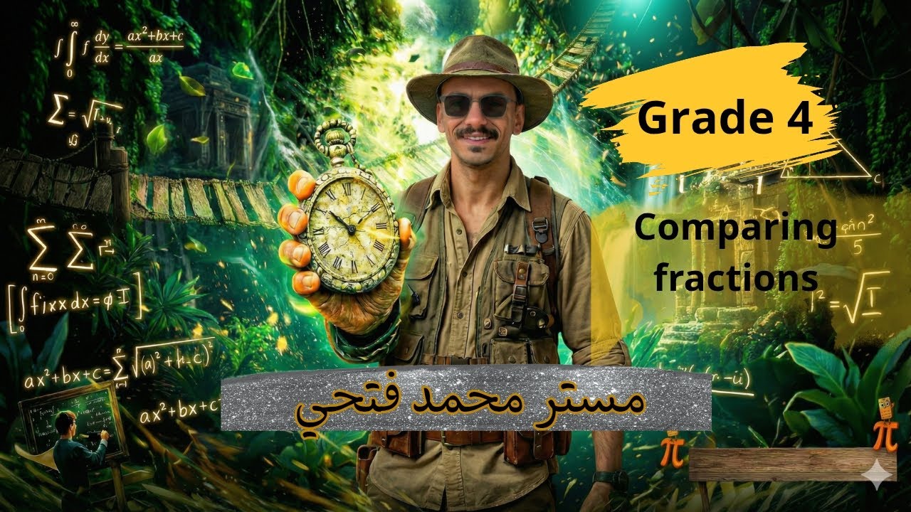 Comparing fractions | math grade 4 | Mr. Mohamed Fathy شرح ماث جريد 4 مقارنه الكسور