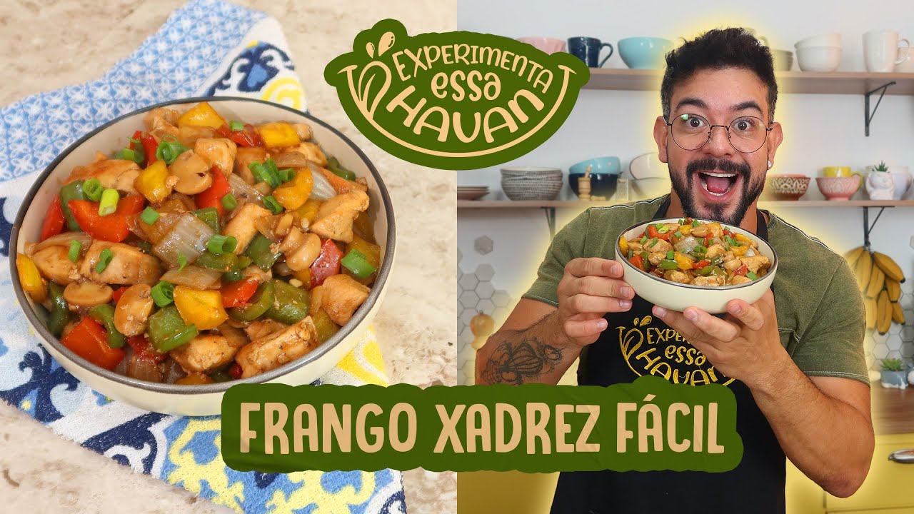 Frango xadrez: como fazer receita mais simples e fácil do mundo