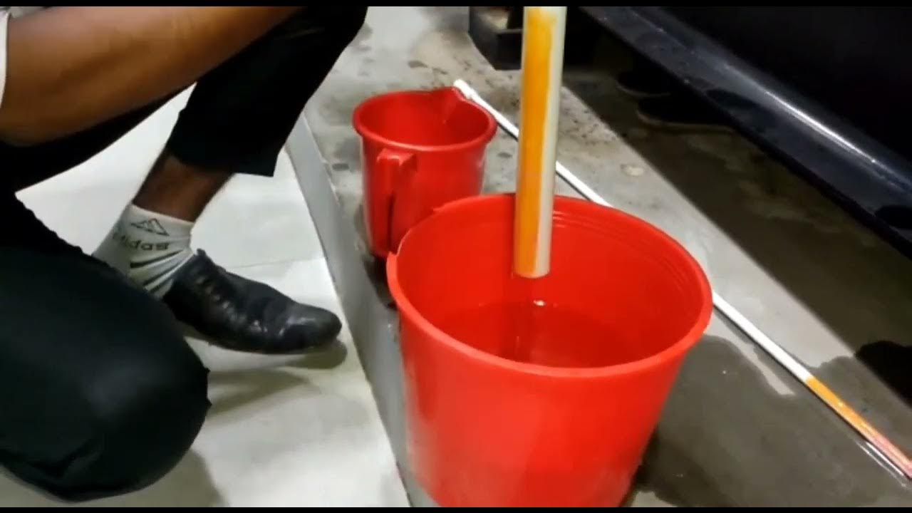 Detecting water in Diesel by Kolor Kut Paste. YouTube