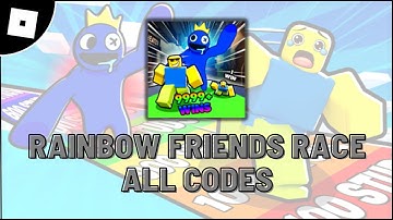 all working codes in Rainbow Friends Race roblox