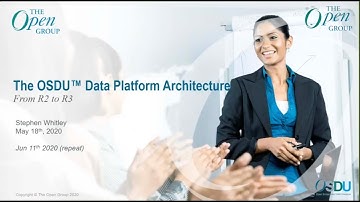 OSDU Data Platform Architecture from R2 to R3
