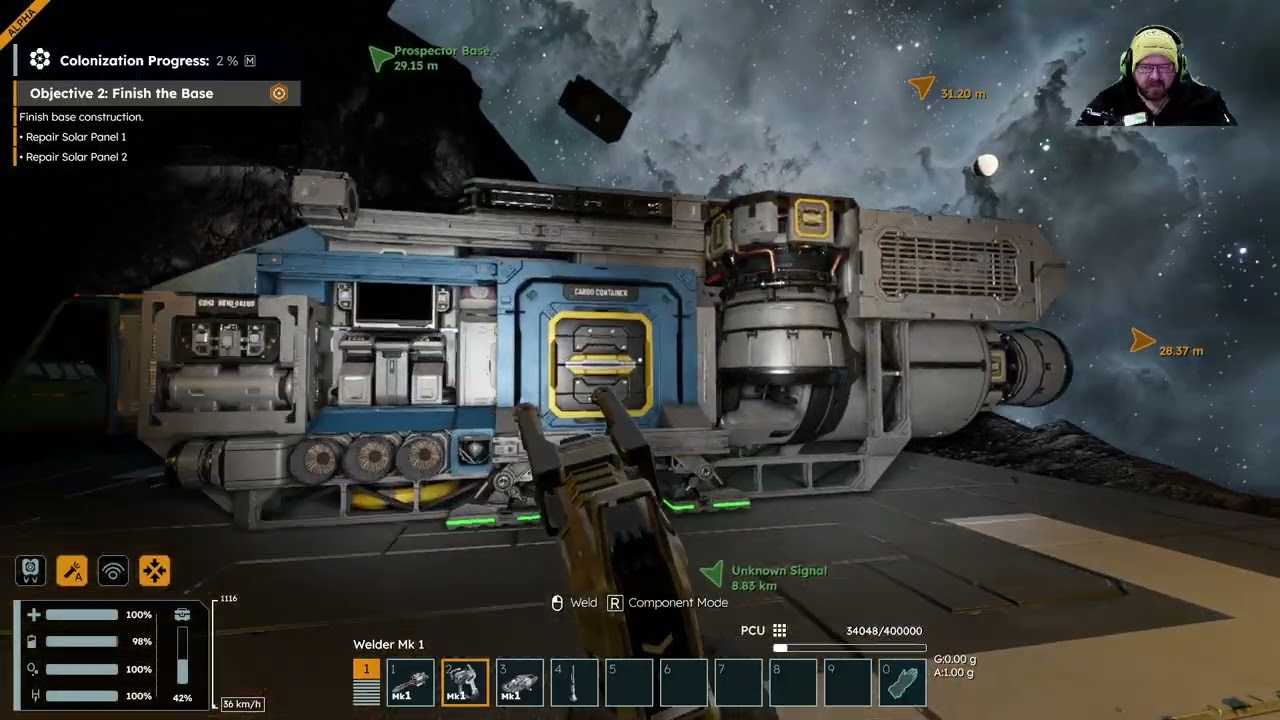 Space Engineers 2 #3 - Bohrer freigeschaltet. Abschluss von Mission 2. 