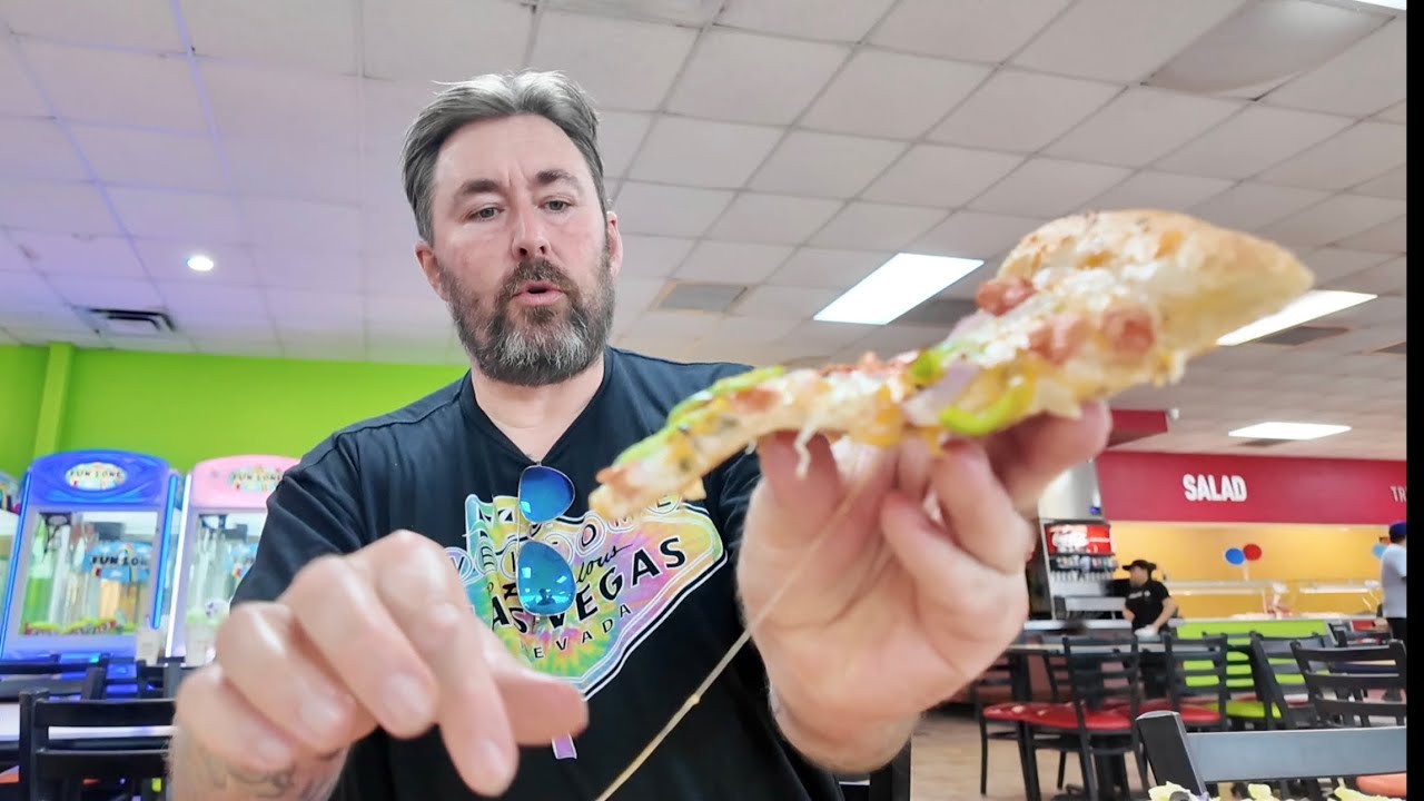 Eating Too Much Cheap Pizza At Cicis Buffet (Mac N Cheese Pie) & Thrift Store Shopping In Kissimmee