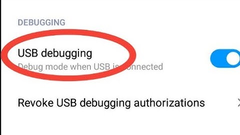 Redmi Usb Debugging | Usb Debugging In Redmi Note 4 | Xiaomi Usb Debugging | Mi Usb Debugging Option