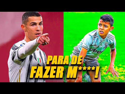 CRISTIANO RONALDO PERDEU A LINHA COM O FILHO