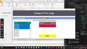 Swap Title Block with User Interface made in Python - Autodesk Inventor API