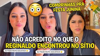 OLHA O QUE O REGINALDO ACHOU NO SÍTIO 😳+ COMPRINHAS PRA FESTA JUNINA 🌽🎉