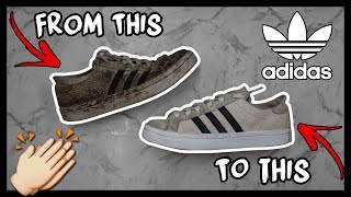 cleaning adidas suede trainers