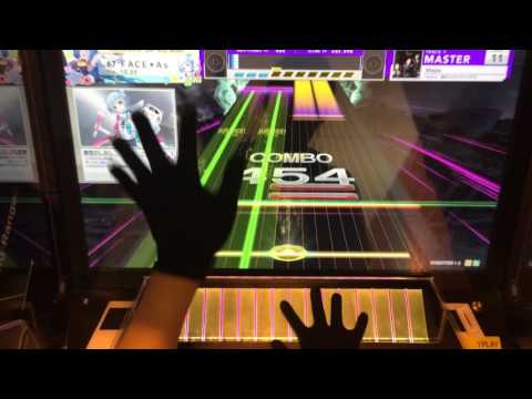 【チュウニズム AIR】 Magia (MASTER) ALL JUSTICE CRITICAL 理論値 手元 【CHUNITHM】